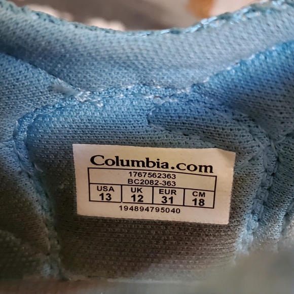 Columbia Techsun Wave Sandals *Flaw* Play Condition Waterproof Kids size 13 - Picture 6 of 11